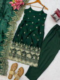 Fendy Silk with Soft Micro Inner Lining & Thread With Sequence work Salwar Kameez
