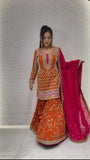 Faux Georgette & thread with sequence work Salwar Kameez