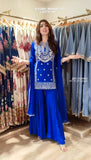 Faux Georgette with Soft Micro cotton Lining & Intricate Thread work Salwar Kameez