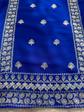 Faux Georgette with Soft Micro cotton Lining & Intricate Thread work Salwar Kameez