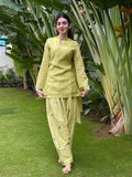 New Designer Party Wear Look Mal Chandar Cotton Fancy Border top with farshi salwar