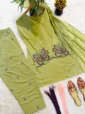 New Designer Party Wear Look Mal Chandar Cotton Fancy Border top with farshi salwar
