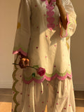 DESIGNER EMBROIDERED WORKED TOP SALWAR WITH DUPATTA
