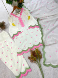 DESIGNER EMBROIDERED WORKED TOP SALWAR WITH DUPATTA