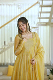 Salsa Silk with Soft Micro cotton Lining & Foil Work Beautiful Salwar Kameez