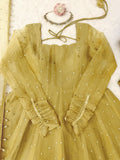 Salsa Silk with Soft Micro cotton Lining & Foil Work Beautiful Salwar Kameez
