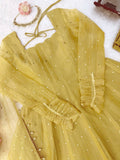 Salsa Silk with Soft Micro cotton Lining & Foil Work Beautiful Salwar Kameez