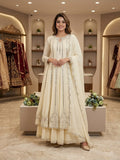 FESTIVAL SEASON WEAR BEAUTIFUL GOWN LAHENGA AND DUPATTA WITH SEQUENCE EMBROIDERY AND REAL MIRROR WORK