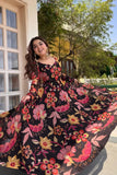 New Designer Natural Silk With Digital Print Work Anarkali Suit In New Fancy Style