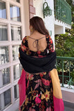 New Designer Natural Silk With Digital Print Work Anarkali Suit In New Fancy Style