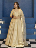 Vichitra Silk with Heavy Bids hand Embroidery Work & Back Side Zipper Top Lehenga Dupatta Set
