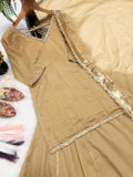 Vichitra Silk with Heavy Bids hand Embroidery Work & Back Side Zipper Top Lehenga Dupatta Set
