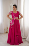 New Launching Embroidery Work Lehenga Choli with jacket