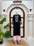 Rayon cotton with Soft Micro Cotton Lining & Intricate Thread work Salwar Kameez