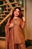 NEW VIRAL PARTY WEAR & FESTIVAL LOOK HEAVY PURE SALSA CRUSH FANCY TOP-PLAZZO WITH PRETTY DEPATTA SET