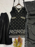 FENDY & BEADS WITH SEQUENCE EMBROIDERY & CUT WORK SALWAR KAMEEZ