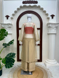 Salsa Silk with Original mirror Work Beautiful Salwar Kameez