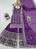 Foux Georgette with Micro Inner & thread with 9mm sequence Work Salwar Kameez