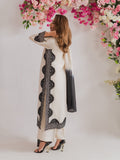 Biscuit Slub with Soft Micro Cotton Lining & Intricate Thread work Salwar Kameez