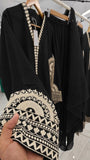Biscuit Slub with Soft Micro Cotton Lining & Intricate Thread work Salwar Kameez