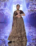 Premium Thai Silk Lehenga Embellished With Beautiful Thread Work