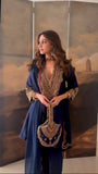 Festival special Pure Heavy Roman silk Top Bottom Dupatta Set With Purse