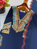 Festival special Pure Heavy Roman silk Top Bottom Dupatta Set With Purse
