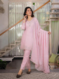 New Designer Party Wear Look Heavy Natural Crep Silk top with farshi salwar