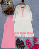 New Designer Party Wear Look Pure Roman Silk Top & Plazzo set