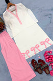 New Designer Party Wear Look Pure Roman Silk Top & Plazzo set