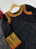 Exclusive Kashmiri-style 3-piece tunic with Intricate Thread work