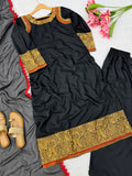Exclusive Kashmiri-style 3-piece tunic with Intricate Thread work