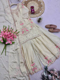 Designer Party Wear Look Heavy Chinon Silk with Embroidery Threads & Sequins Work salwar kameez