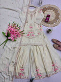 Designer Party Wear Look Heavy Chinon Silk with Embroidery Threads & Sequins Work salwar kameez