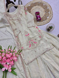 Designer Party Wear Look Heavy Chinon Silk with Embroidery Threads & Sequins Work salwar kameez