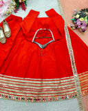 Pure Roman Silk With Embroidery Less Work With Real Mirror Work Salwar Kameez