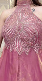Heavy Fandy Silk with Heavy Bids Hand Work And Moti Work Salwar Kameez