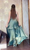 Heavy Fandy Silk with Heavy Bids Hand Work And Moti Work Salwar Kameez