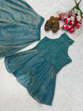 Heavy Fandy Silk with Heavy Bids Hand Work And Moti Work Salwar Kameez