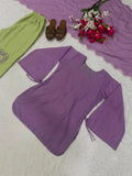 New Designer Party Wear Look top with Balloon pent and Dupatta