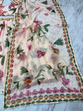 Premium Taby Silk Lehenga Embellished With Beautiful Handwork With Heavy Cancan