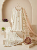 NEW LAUNCHING 3 PIECES KURTI PLAZZO & DUPATTA WITH EMBROIDERY WORK & FOIL PRINT DUPATTA