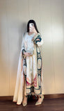 FESTIVAL SEASON WEAR BEAUTIFUL KAFTAAN WITH PANT AND DUPATTA WITH SEQUENCE EMBROIDERED AND APPLIQUE WORKED