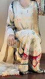 FESTIVAL SEASON WEAR BEAUTIFUL KAFTAAN WITH PANT AND DUPATTA WITH SEQUENCE EMBROIDERED AND APPLIQUE WORKED