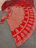 Premium Kesariya Satin Lehenga Embellished With Beautiful Sequins Work And Dori Work