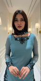 New Premium Quality With Embroidery Sequence Worked Top-Sharara and Dupatta Set