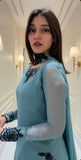 New Premium Quality With Embroidery Sequence Worked Top-Sharara and Dupatta Set