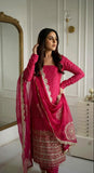 New Designer Party Wear Look Top-Plazzo and Dupatta With Heavy Embroidery Work