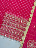 New Designer Party Wear Look Top-Plazzo and Dupatta With Heavy Embroidery Work