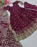 Heavy Fox Georgette With Heavy 5mm Sequence Embroidery Work Salwar Kameez